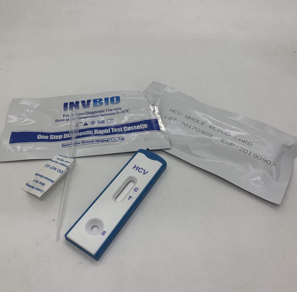 Антитела Гепатита C наборов HCV теста инфекционного заболевания CE золото маркированного быстрого коллоидное