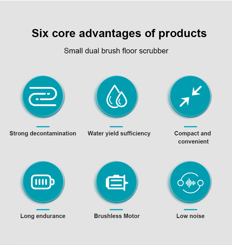 High Quality Electric Floor Scrubber CE Certification Commercial Cleaning Equipment Suitable for Factory Warehouse