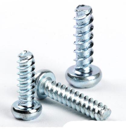 High Accuracy Steel Zinc Flat Head Screw Mild Steel Material 4.8 Grade ISO 7046.1