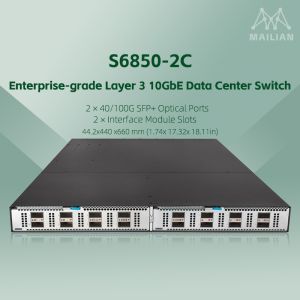 H3C S6850 Series Data Center Switch with 3.6Tbps to 4Tbps Switching Capacity,