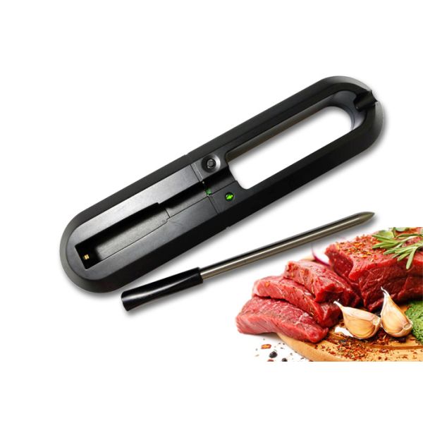 Usb Charging Cable Waterproof BBQ Meat Thermometer 304 Stainless Steel Material