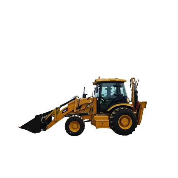 Low Hours CAT 420F Backhoe Loader with Excellent Condition at Building Material Shops