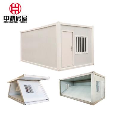 Aço Modular Folding Flatpack Prefab Mobile Design House para apartamentos pequenos Getaway