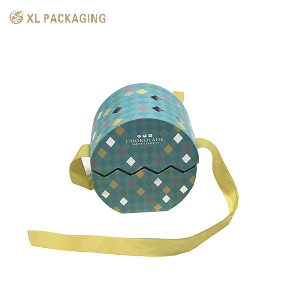 XL Packaging Custom Packaging Factory Factory Direct Wholesale Handmade Easter Holiday Egg Shaped Box Sponge Packaging Paper Packaging Soap Box Custom Logo Easter Cardboard Gift Box