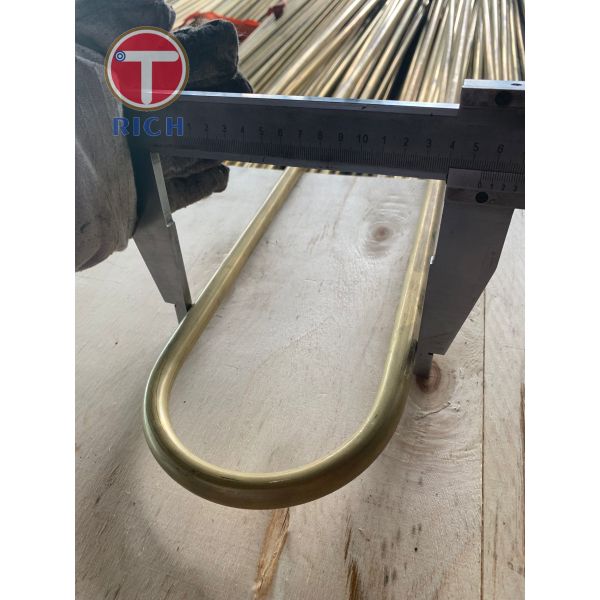 Heat Exchanger Seamless Copper Alloy / Brass Tubesto ASTMB111 UNS No:C44300