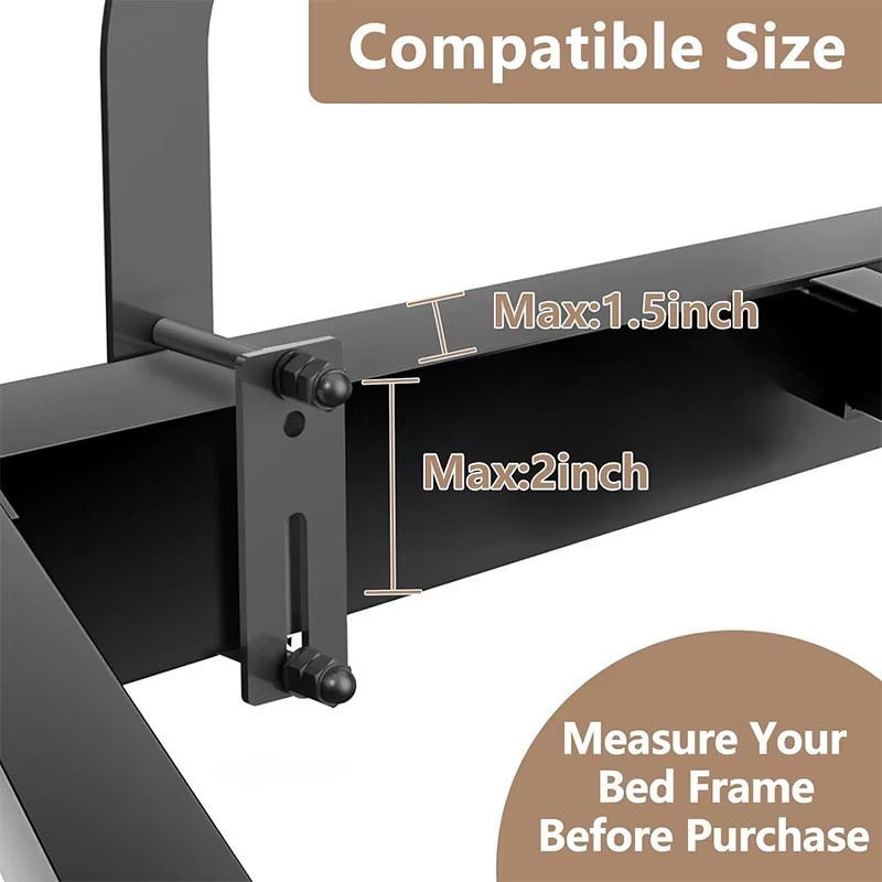 Modern Bed End Block Mattress Anti-slip Pad Mattress Anti-running Metal Hardware Accessories for Sofa Cabinet Furniture Feet
