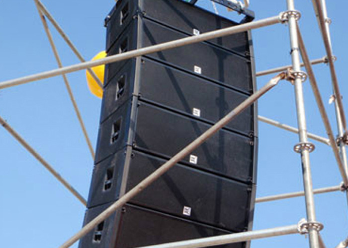 Outdoor Line Array Speakers For Church , Box Speaker Line Array CE / RoHS