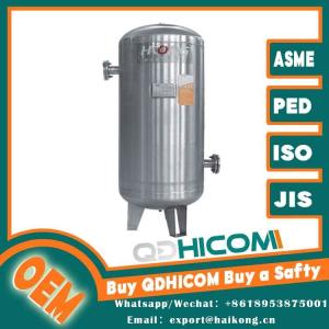 Hygienic Flow Vertical Stainless Steel Air Tank For Food Processing CE ISO