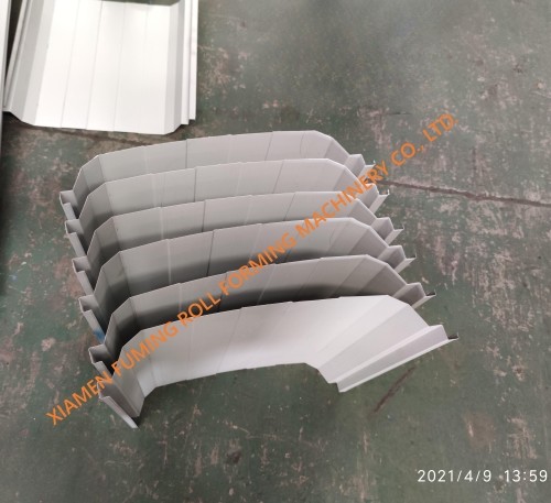 Lock Seam Roof Panel Roll Forming Machine 7.5KW PPGI Material