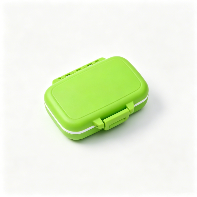 Secure Latch 3-Slot Pill Case Moisture-proof Medical Gift