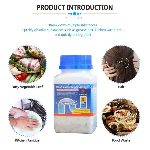 Устранимое твердое тело порошка консервооткрывателя стока раковины Bathroom для того чтобы разблокировать трубопровод