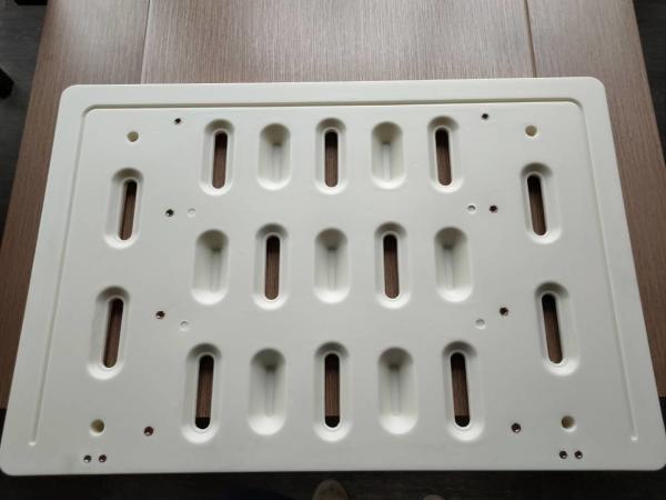 Thickness 35mm Four Parts Medical Bed Accessories Blue Hospital Bed Attachments