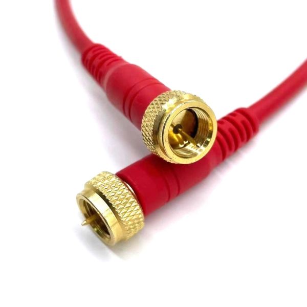 F Male To Male Connector IPEX OEM DIN Cable Assembly