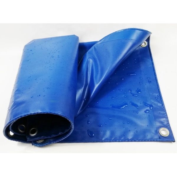 680 Gsm Прочный ПВХ грузовик покрытие покрытое брезент водонепроницаемое воспламеняющее брезент грузовик покрытие