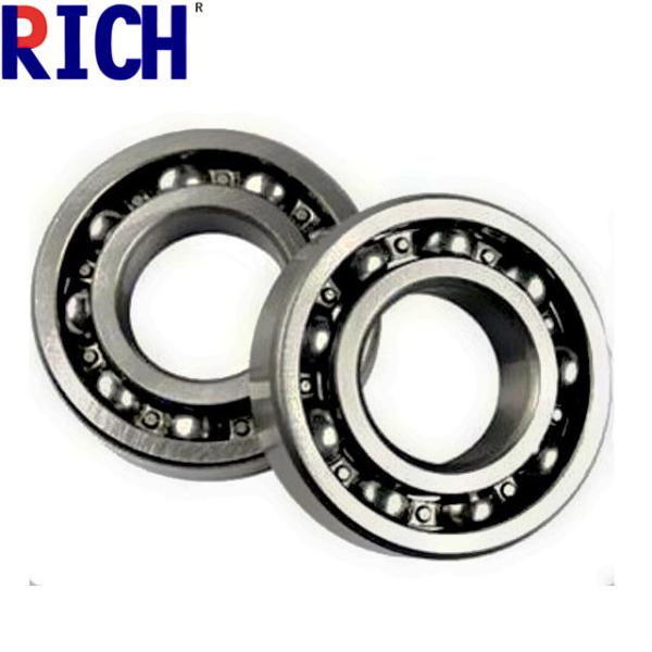 Open Low Friction Bearings , 6400 2RS Precision Ball Bearings For Motor Gearbox