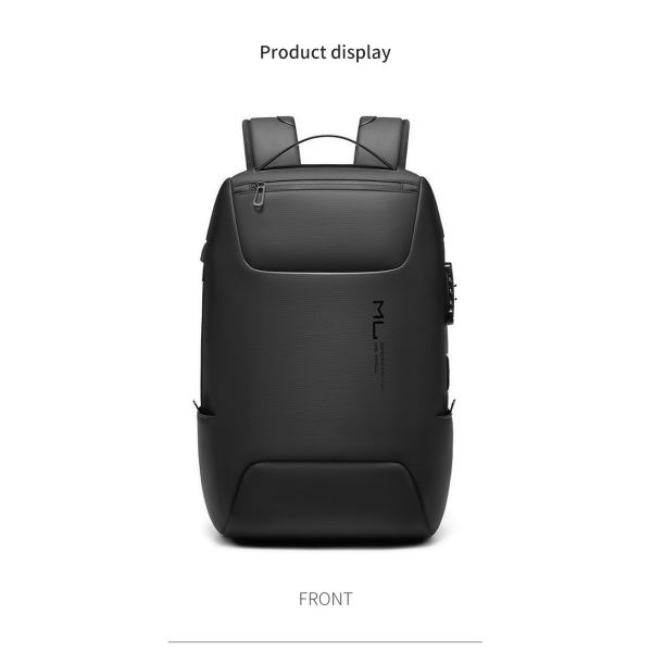 Nouveau sac portable chargeur USB anti-vol hommes collège école sac à dos imperméable sac à dos sac à dos pour hommes