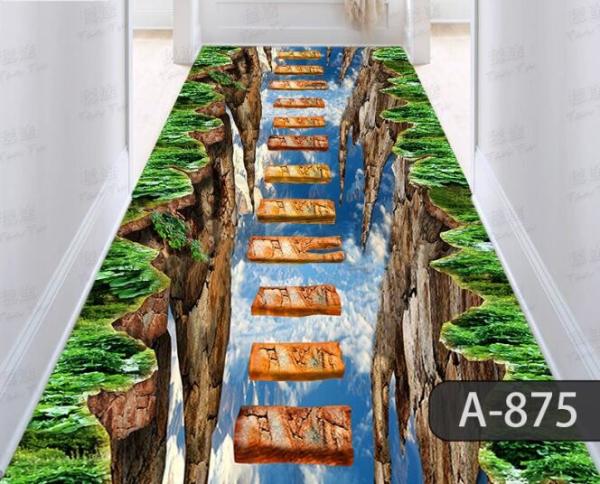 Grass mat 3D can be cut mat door entry corridor corridor stairway long home Commercial Floor Mat
