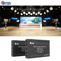 Délai zéro Extenseur de fibre HDMI non comprimé 4K KVM sur émetteur de fibre