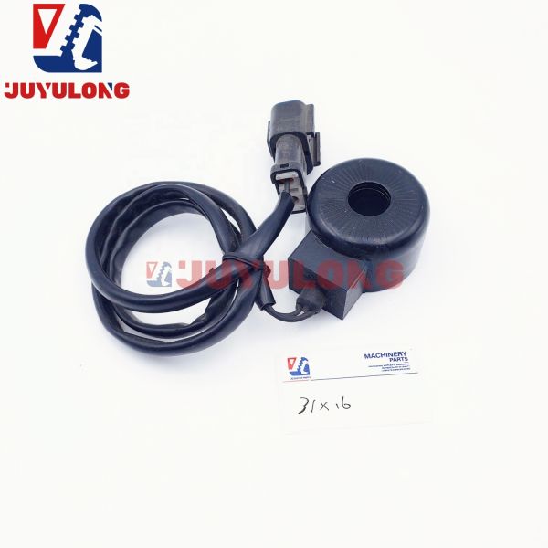 Excavator Parts Suitable for Komatsu PC60-5/60-6/120-5 Solenoid Valve Coil Hydraulic Pump Travel Solenoid Valve Coil Excavator