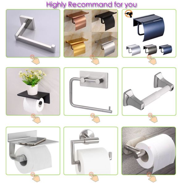 Electroplating Rose Gold Detachable ABS Tissue Paper Holder