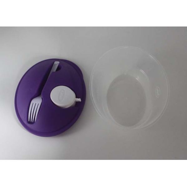 Durable Plastic Lunch Containers / Take Away Transparent Plastic Salad Box