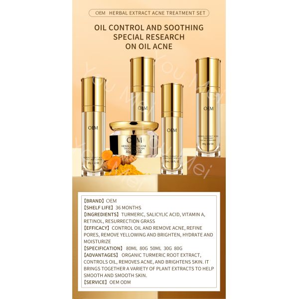 Cosméticos para el cuidado de la piel y el rostro Conjunto de productos Control de aceite Esencia rica en vitaminas