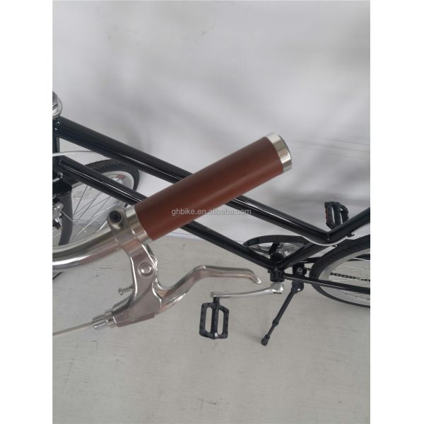 Front and rear wheel V brake 7 speed 26 inch bicycle custom adult womens city cruiser bike with hard frame