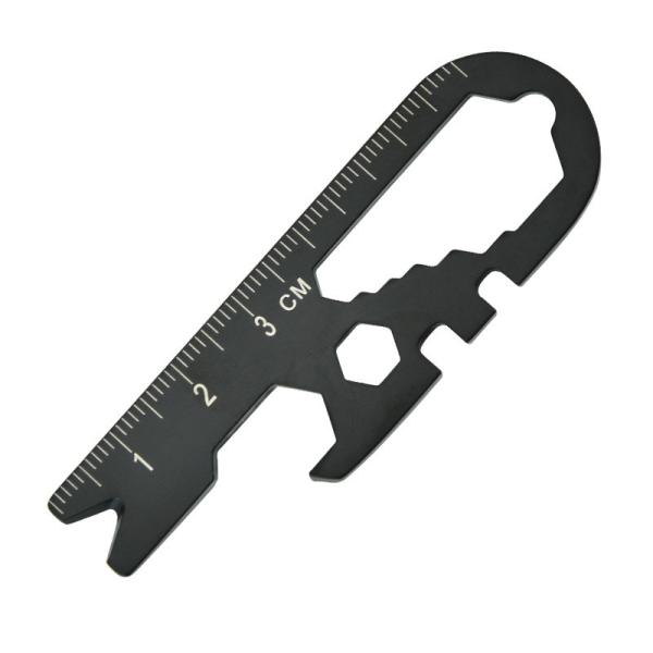 Multifunction Outdoor Survival Keychain EDC Card Tools Portable Small Wrench