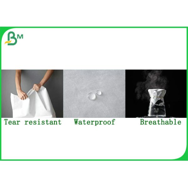 Soft And Breathable 55g 0.17mm Dupont Paper Waterproof 8.3'' * 11.7'' Мягкая и проницательная 55г 0,17мм тканевая бумага водонепроницаемая 8,3' × 11,7'