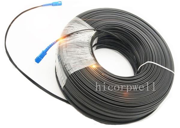 1 / O remendo interno exterior da fibra ótica de 2/4 núcleos cabografa o cabo pendente de FTTH