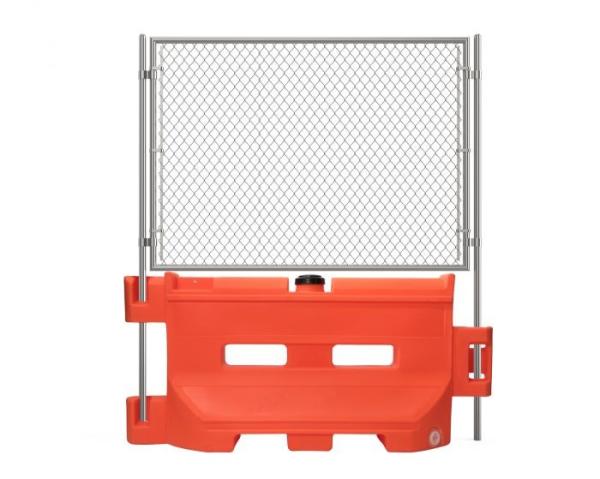 8'x12' temporary chain link fence panels diameter wire 11.5ga chain link mesh 2 x 2 tube 35mm wall thick 1.60mm