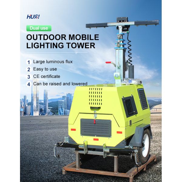 Дизельная многофункциональная наружная башня света с цветовой температурой 3500K