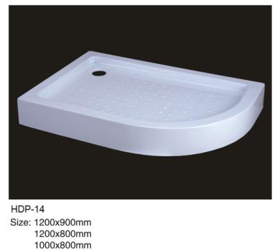 Acrylic shower tray, shower basin,acrylic shower base HDP-14