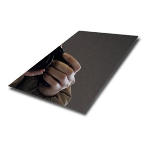 Декоративная полированная пластина из нержавеющей стали блестит для стильных и современных дизайнов