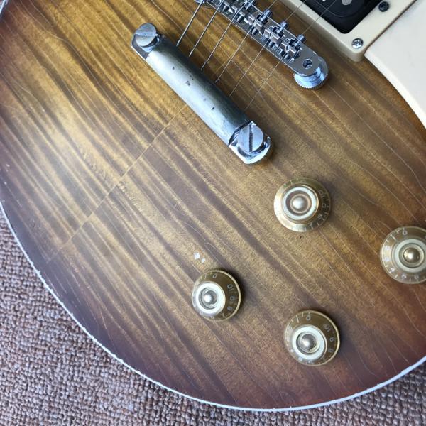 New high quality relic standard LP electric guitar, Tobacco burst, Tune-o-Matic bridge relic electric guitar
