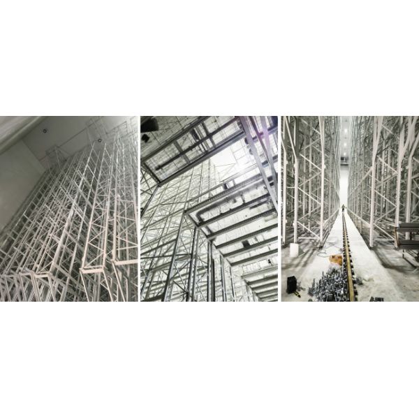 Cold Storage Warehouse Pallet Stacker Crane ASRS Logistics Center Automatic Storage And Retrieval System