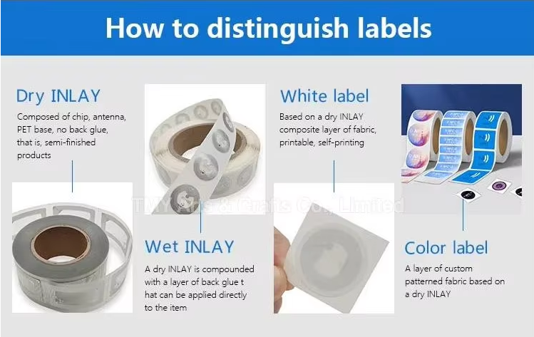 RFID 40MM Round Labels Printable Access Control Digital Instergram Tag Custom Qr Code 213 Tag Epoxy NFC Phone Sticker With Logo