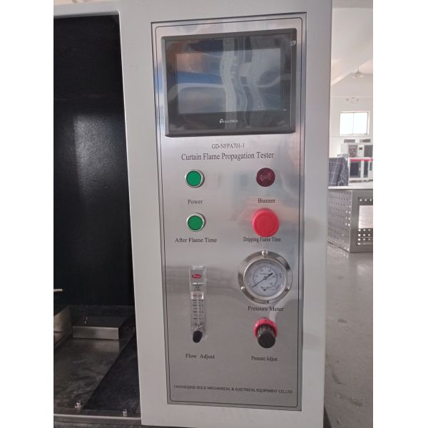 NFPA 701 Curtain Fabric Film Flame Spread Combustion Tester