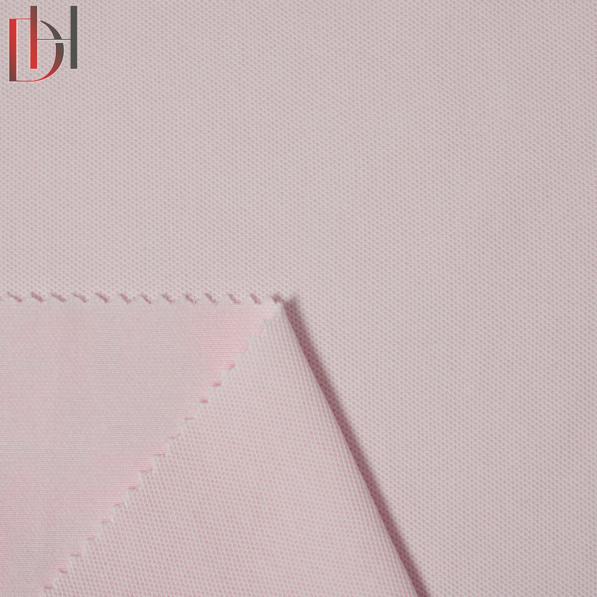 Wholesale Breathable Double Pique Fabric 63% Cotton 37% Polyester 210gsm For Garment Factories