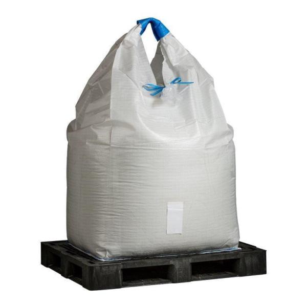 OEM 1000kg 2000kg Tunnel Loop White  FIBC Big Bag 100% Polipropileno for grain maize wheat