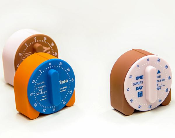 Personalized Timeline Indoor Mechanical Timer 7.5cm Reduce Time Anxiety