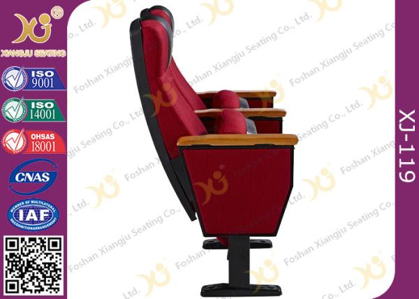 Full Upholstered Metal Framework Auditorium Chairs , Conference Room Seating