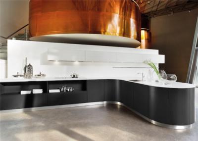 Waterproof MDF Kitchen Cupboards , DTC Hardware Wall Mounted Kitchen Cabinets