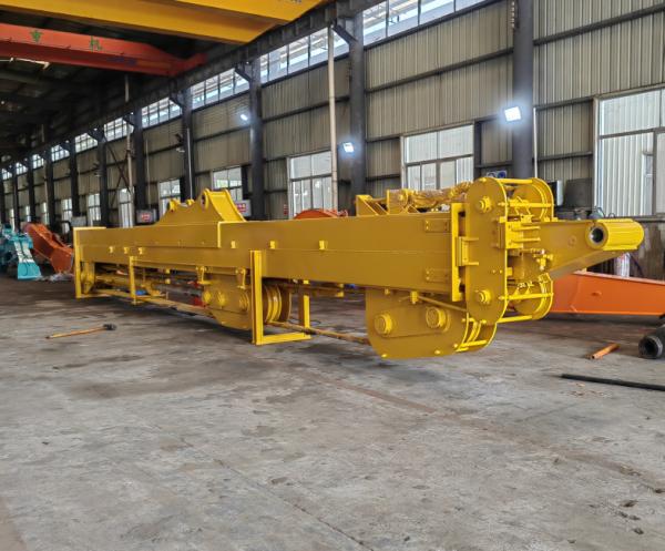 PC360 Long Excavator Clamshell Telescopic Boom Arm , Extended Long Reach Arm