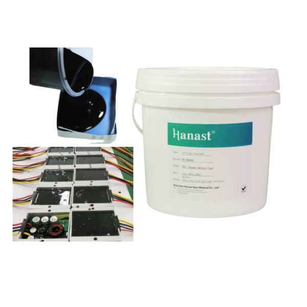 Grey Black Electricalsilicone Potting Compound For Electronics Waterproof Thermal Potting Silicone For Connector PCB Cable