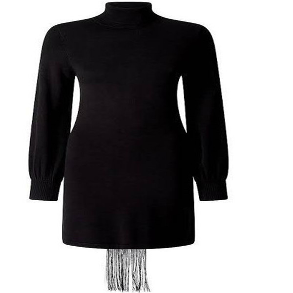 winter Ladies Long Sweater Dress black navy Turtleneck Sweater Outfit