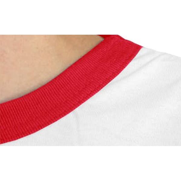 Size Men's T - Shirts Short Sleeve Splice Rib Cuff / Cotton Casual Mens Apparel