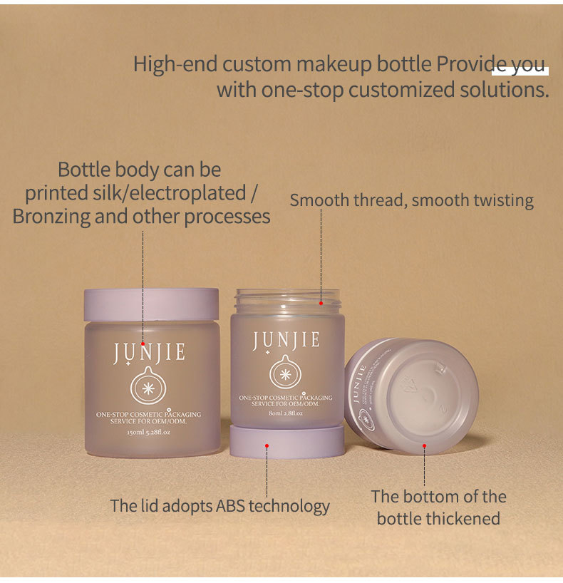 Custom Logo Food Grade Plastic Pet Storage Jar 2Oz 4Oz 5Oz Pet Plastic Cosmetic Jar with Screw Cap for Body Scrub