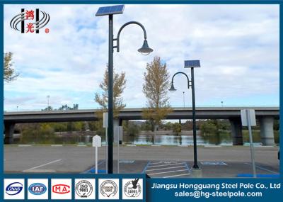 Iluminação decorativa pólo da rua da energia solar, cargo da lâmpada do jardim