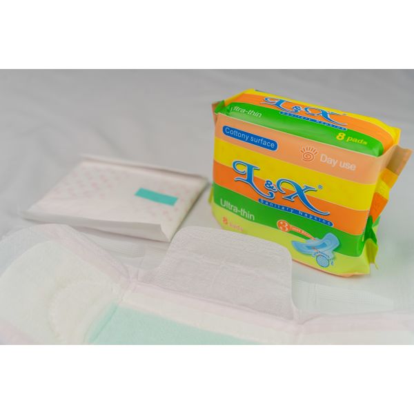 Customizable Organic Sanitary Napkins Disposable Period Pads Cotton